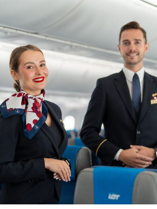 LOT airplane inside