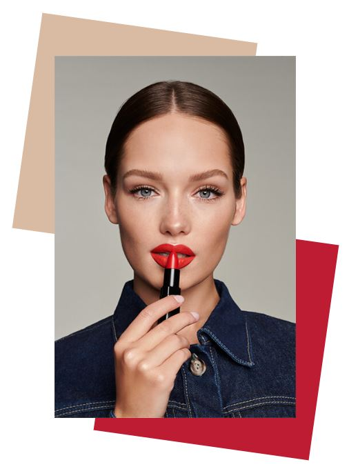 Inglot red lipstick