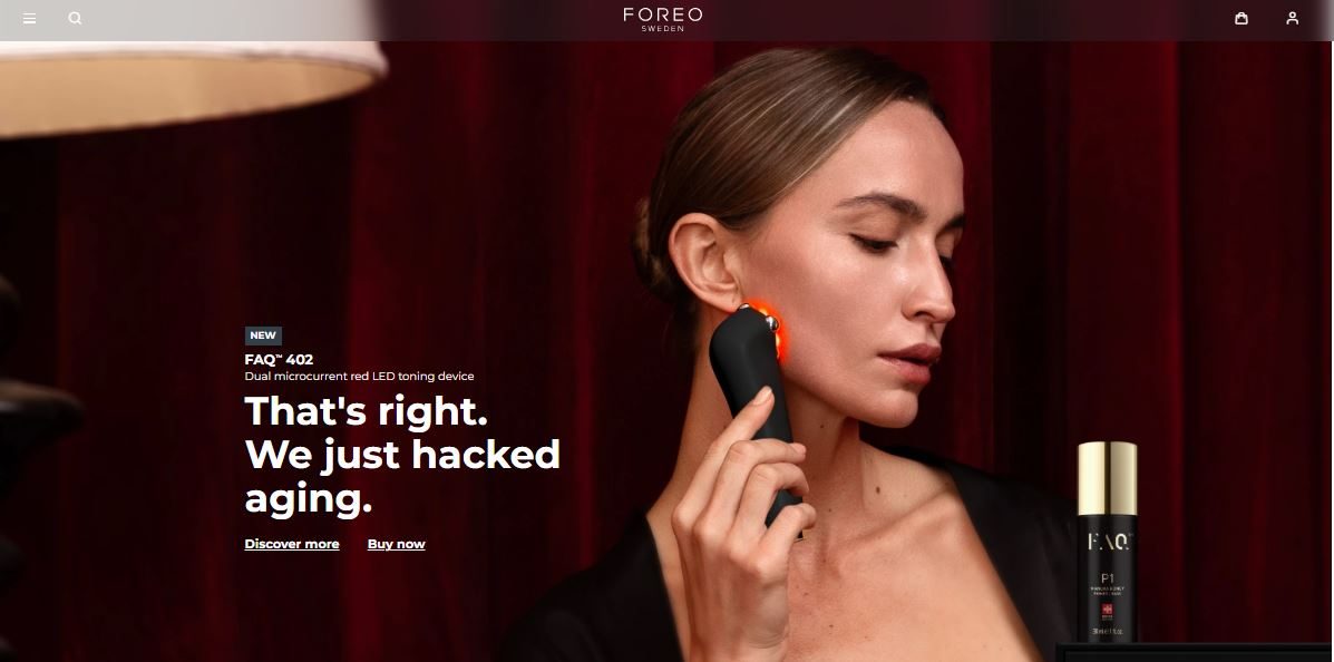 Foreo Homepage