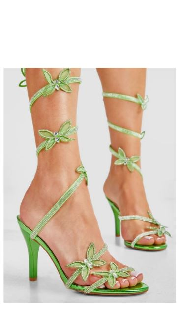 Luigi νυφικά πράσινα παπούτσια