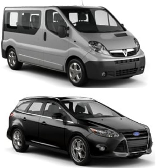 RetalCars Minivan, Premium Car