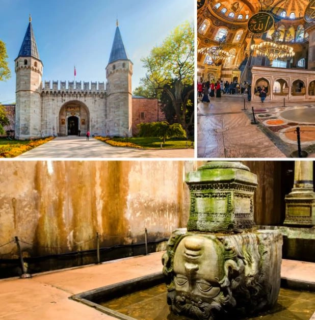 Basilica Cistern &Topkapi Palace &Hagia Sophia