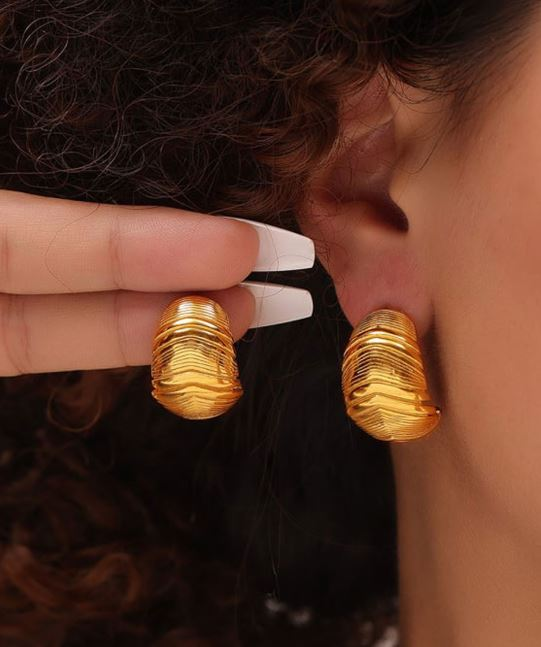 Kostis Jewellery Σκουλαρίκια καρφωτά από ατσάλι