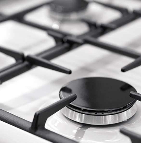 Κλασικός μαύρος καυστήρας αερίου