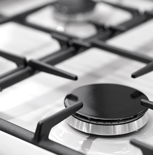 Κλασικός μαύρος καυστήρας αερίου